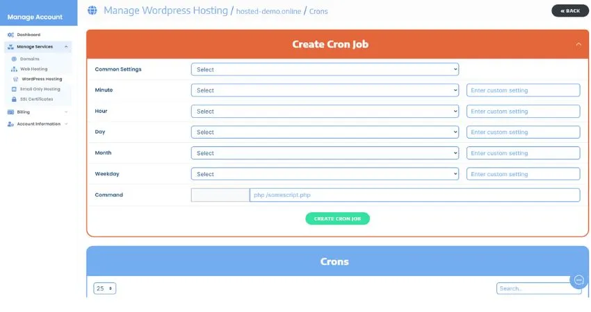 Create a Cron Job