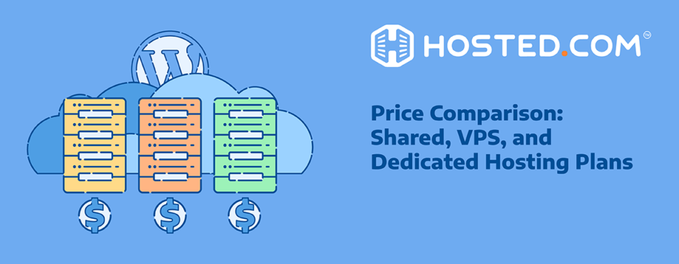 Header Text - Price Comparison: Shared, VPS, and Dedicated Hosting Plans