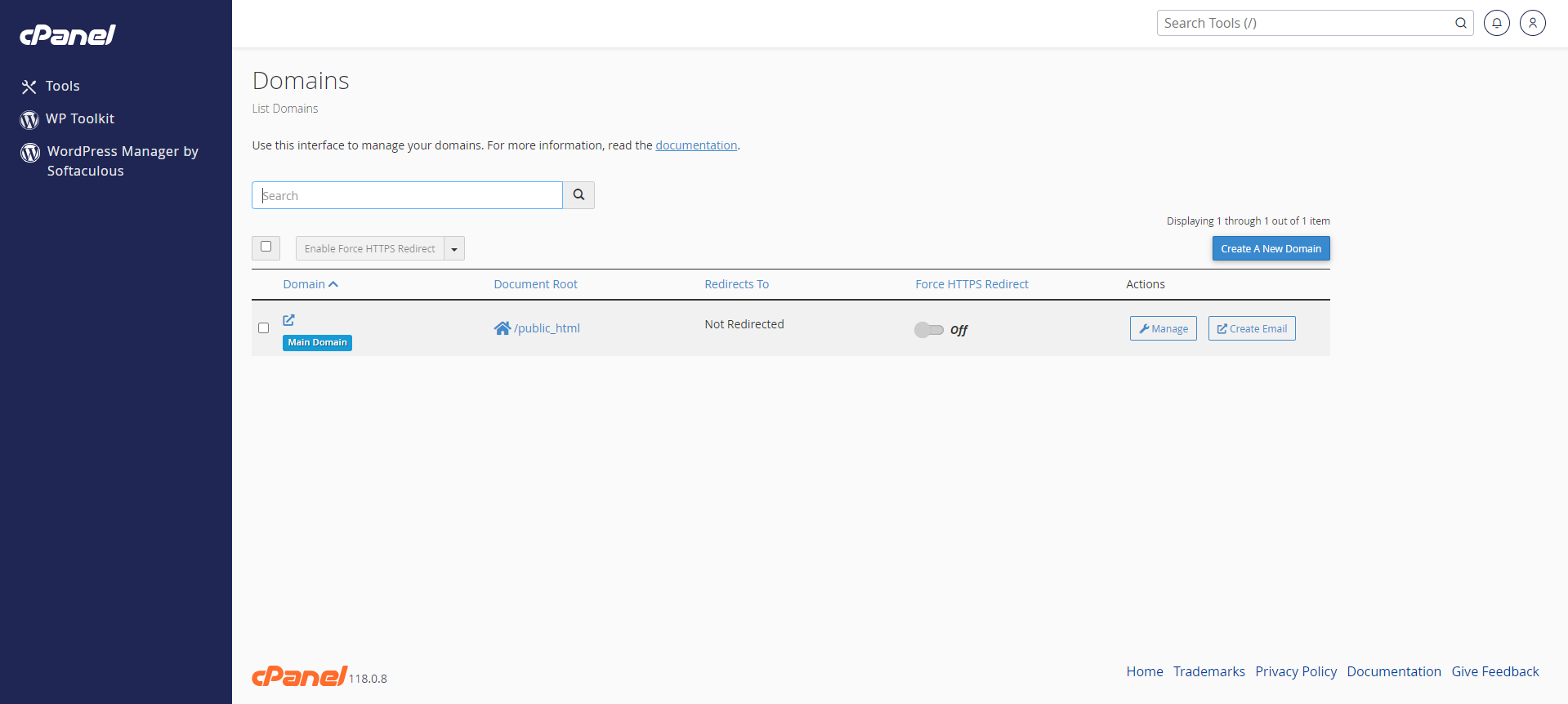 Create a Subdomain in cPanel - Domains