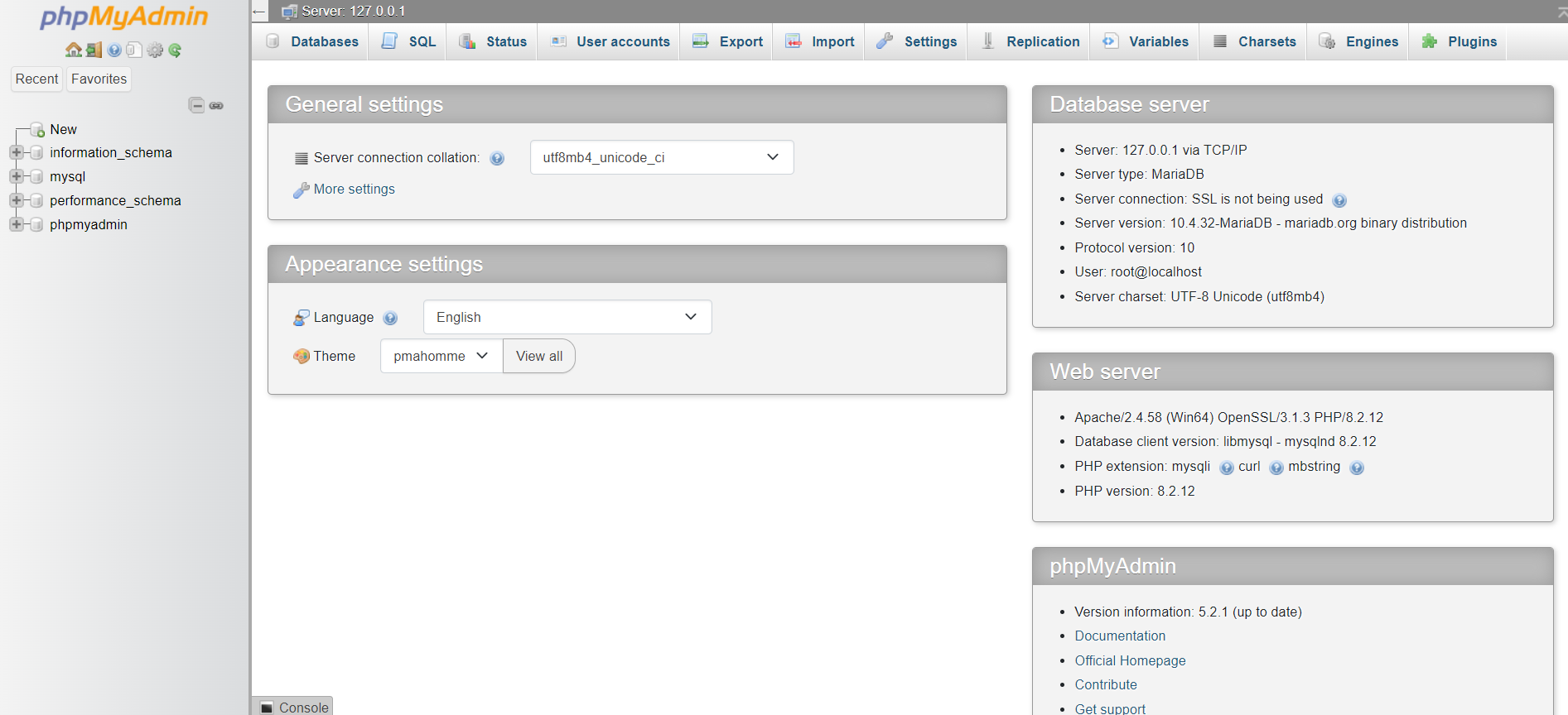 Edit A Database Field - Logged In To phpMyAdmin