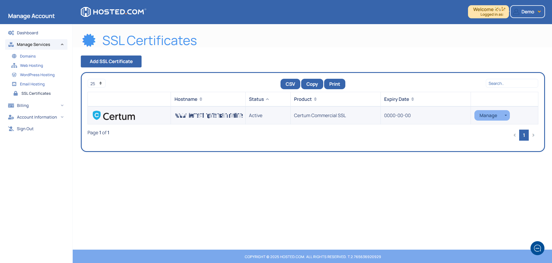 Issue An SSL Certificate - Generate CSR