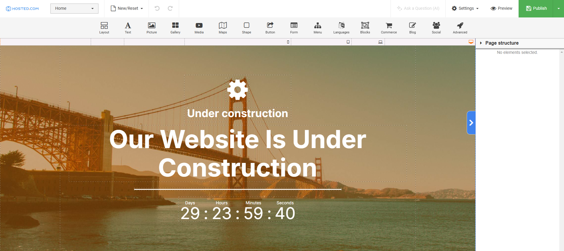 Preview Your Website - Website Builder