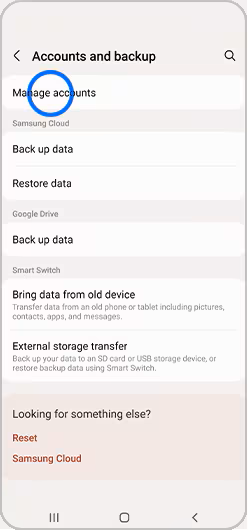 Setup Email Account on Samsung Devices - Manage Accounts