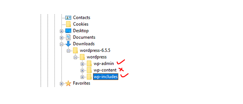 How to Reinstall WordPress: Troubleshooting Guide - Select Unzipped WordPress Files