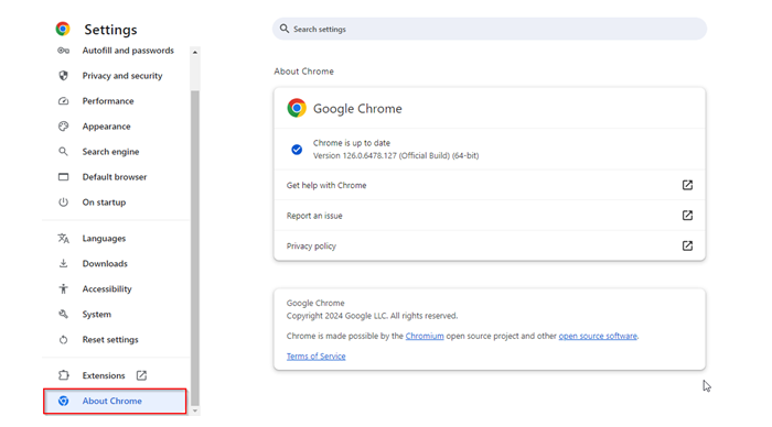 ERR_CACHE_MISS - About Google Chrome