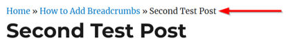 WordPress Breadcrumbs - Edit style.css File to Customize WordPress Breadcrumbs