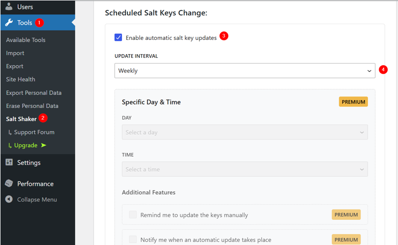 WordPress Salts & Security Keys - Schedule WordPress Salt Keys Change