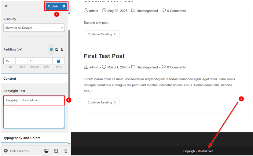 How To Remove Powered By WordPress - Remove Proudly Powered by WordPress in OceanWP Theme