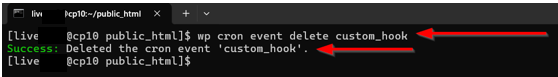 WordPress Cron Jobs - Delete a Cron Job