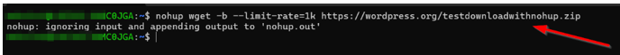How To Use The Wget Command - Use nohup to Continue Download After Closing Terminal
