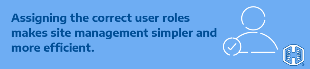 Strip Banner Test - Assigning The Correct User Roles Makes Site Management Simpler And More Efficient
