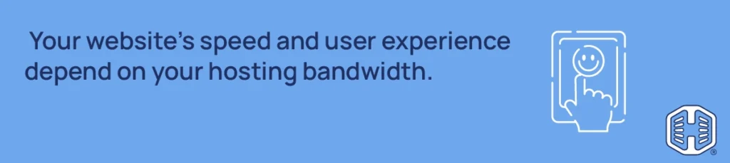 Strip Banner Text - Your website's speed and user experience depend on your hosting bandwidth